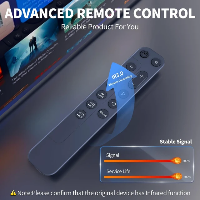 Alt view image 4 of 5 - FQOUG Replacement for JBL 5.1.2 Soundbar Remote Control, Compatible with Sound bar BAR 1300, BAR 1000, BAR 800, Bar 1300X, JBLBAR1300BLKAM, JBLBAR1000PROBLKAS, JBLBAR800PROBLKAS