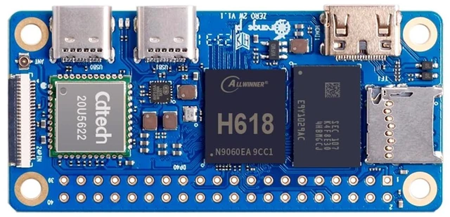 Main image of Orange Pi Zero 2W 2G Allwinner H618 LPDDR4 Quad Core CPU 64 Bit Single Board Computer, 1.5GHz Frequency WiFi 5.0 Bluetooth 5.0 onboard Antenna Support 4K Display Run Android Ubuntu