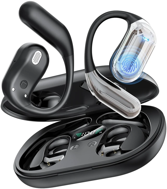 Main image of Open Ear Wireless Earbuds,Bluetooth 6.1 Headphones,HD Audio,Noise Canceling
