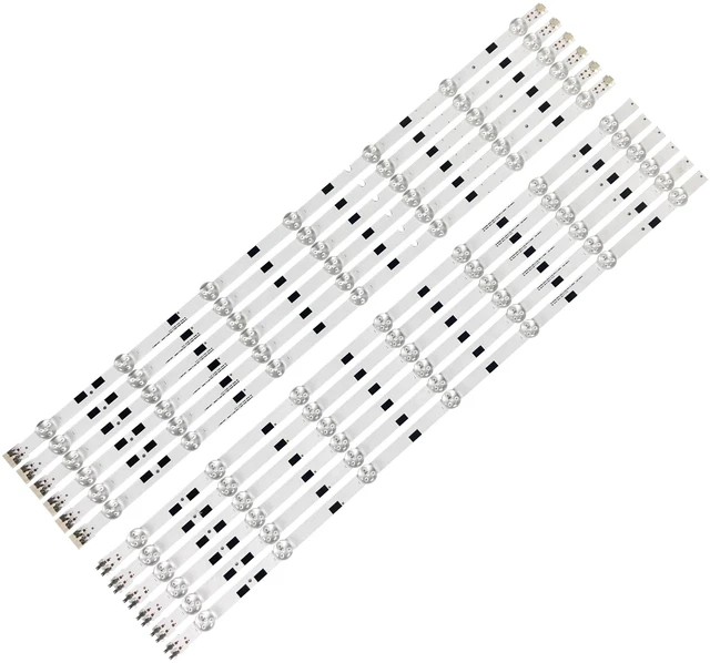 Main image of XIMAIACC 12pcs LED Strips for BN96-32771A BN96-32772A UN58J5190AFXZA UN58J5190BF UE58H5200 V580HJ1-PD6 CY-HH058BGNN1H LM41-00091G LM41-00091F DMGE-580SMA-R3 UN58H5203 UA58J5200 2014SVS58 MEGA 3228 L R