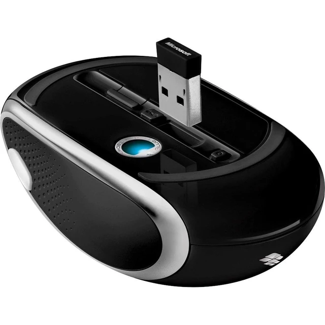 Alt view image 3 of 5 - Microsoft Wireless Mobile Mouse 6000 - Black