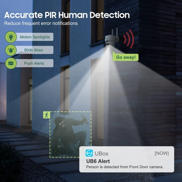 Alt view image 5 of 5 - Manshur 4G LTE Cellular Security Camera Outdoor Wireless, Cameras Without WiFi Needed 360PTZ 2K/3MP Color Night Vision, 2 Way Talk, PIR Motion Detection, Spotlight, No WiFi Supported, IP66, Clo