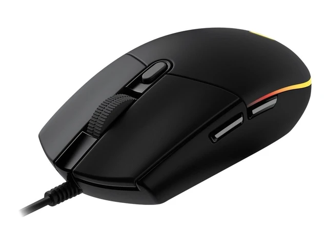 Alt view image 2 of 5 - Logitech G203 Prodigy Wired Gaming Mouse, 8,000 DPI, RGB, Lightweight, 6 Programmable Buttons, On-Board Memory, Compatible with PC/Mac - Lilac