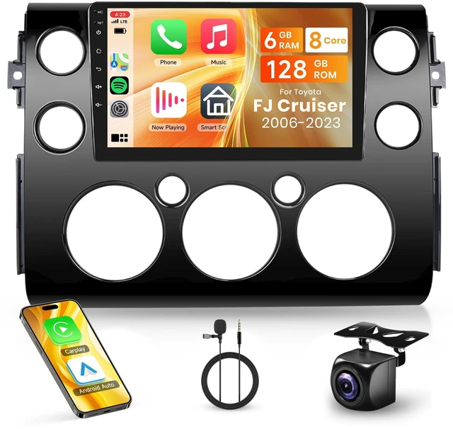 Main image of 8 Core 6+128G Android 15 Car Stereo Radio for Toyota FJ Cruiser 2006-2023