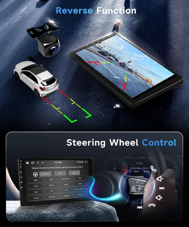 Alt view image 5 of 5 - 8 Core 6+128G Android 15 Car Stereo Radio for Toyota FJ Cruiser 2006-2023
