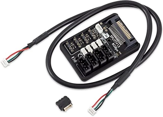 Alt view image 2 of 2 - Aqua Computer Compatible with RGBpx Splitty12 Active ARGB-Hub