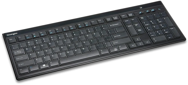 Main image of Kensington Slim Type Wireless Quiet Keyboard (K72344US), Black