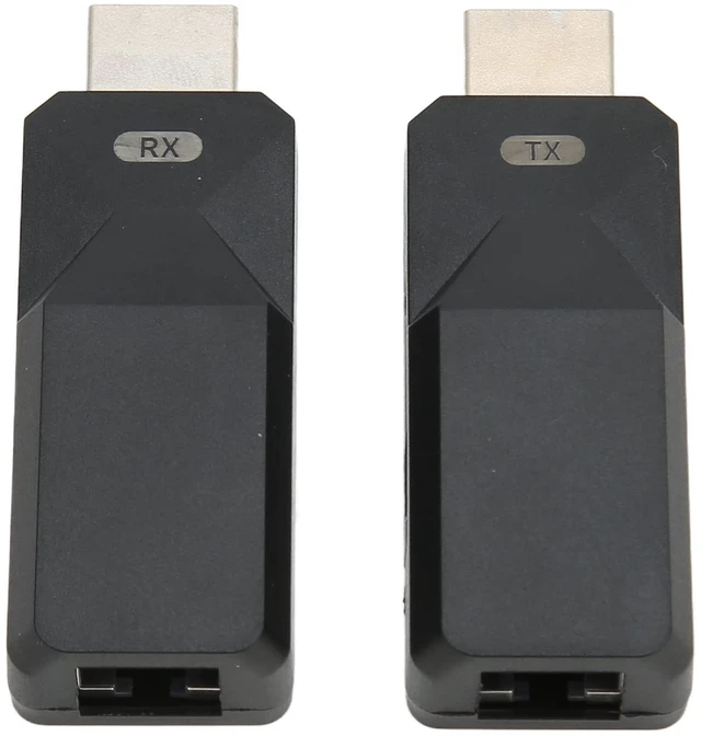 Main image of Decumeby HDMI Extender, 1080P 60Hz HDMI Over Ethernet Single Cable Kit up to 50m, 3D Video Balun Transmitter and Receiver with Power Over Cable