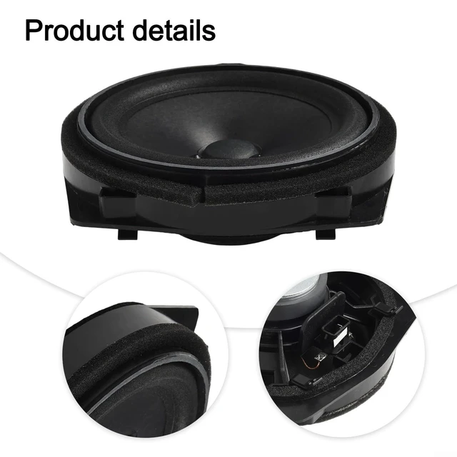 Alt view image 5 of 5 - Front Door Speaker Assembly For Honda For Civic 2006-2007, OEM 39120-SNA-A01, 39120-TA0-A01, ABS Metal Car Interior Trim Replacement Part Black