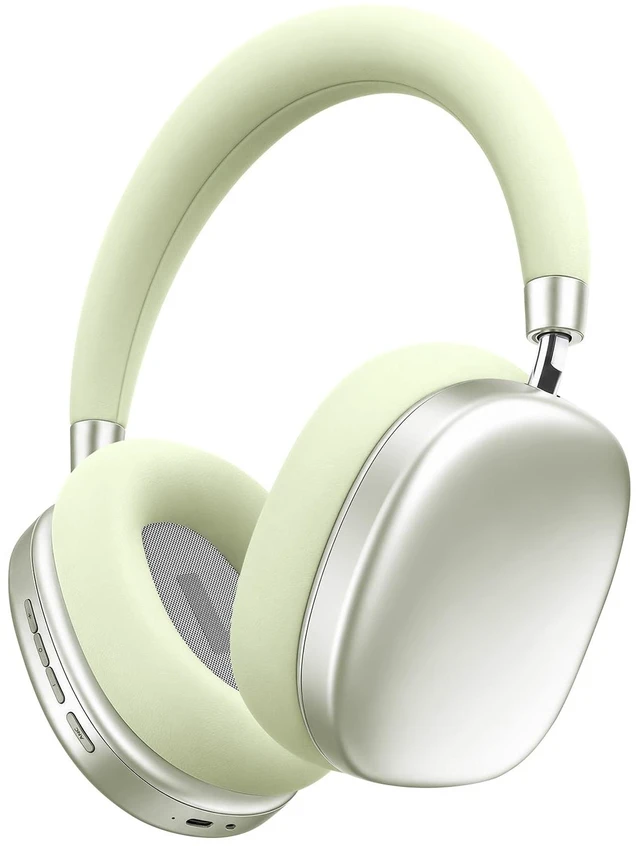 Main image of Wentronic YG01 Wireless Over-Ear Headphones, Active Noise Cancelling, Up to 58H Battery Life, Bluetooth 5.3, Great for Travel & Office, USB-C Lossless Audio, Microphone for iPhone Android - Gre