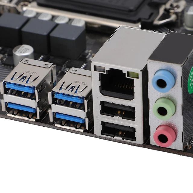 Alt view image 2 of 5 - PUSOKEI B460M D2V Motherboard, M ATX DDR4 Supports LGA 1200 10th Gen CPU, with 6X III Ports 1x M.2 Slot, for Core Pentium Celeron Series Processors