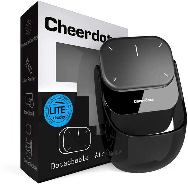 Main image of Cheerdots2 Recording Touchpad Bluetooth Mouse, Presentation Mode, Magnetic Detachable Design, Smart Software Control, Portable for Meetings & Work, Intelligent Audio Recording & Saving(Voice Record)