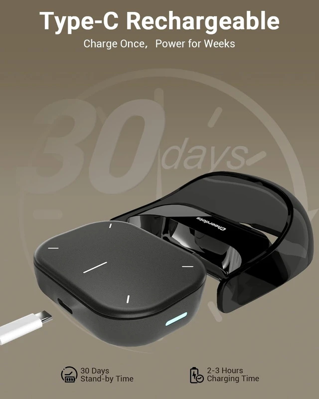 Alt view image 5 of 5 - Cheerdots2 Recording Touchpad Bluetooth Mouse, Presentation Mode, Magnetic Detachable Design, Smart Software Control, Portable for Meetings & Work, Intelligent Audio Recording & Saving(Voice Record)