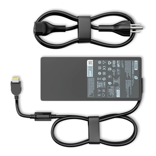 Alt view image 2 of 5 - Slim 330W GaN ADL330SDC3A Charger Replacement for Lenovo Legion RTX Laptop