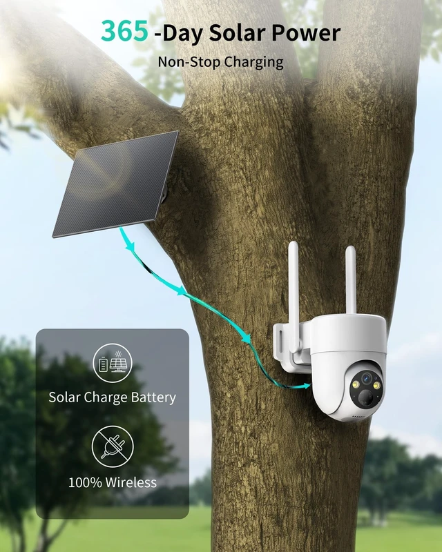 Alt view image 4 of 5 - LIWAN Cellular Security Cameras Wireless Outdoor, No WiFi Needed, Off-Grid