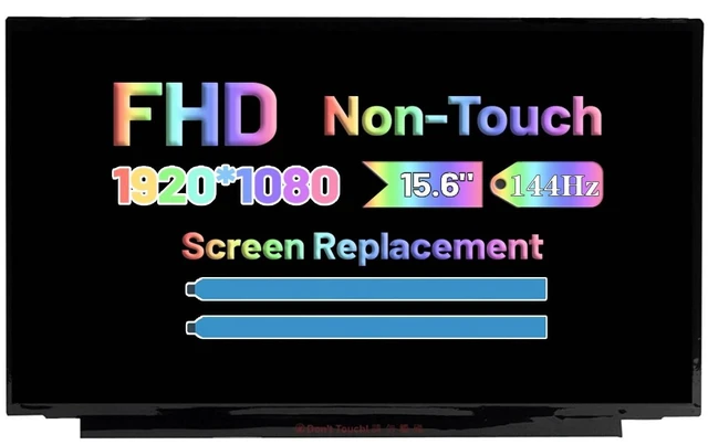 Main image of 15.6" 144Hz Screen Replacement N156HRA-EA1 Rev.C1 Laptop Computer LCD LED Display Panel (FHD 1920 * 1080 40 Pins Non-Touch)