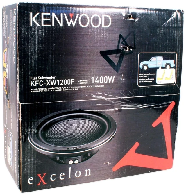 Alt view image 5 of 5 - Kenwood Excelon KFC-XW1200F 12" Shallow Component Subwoofer