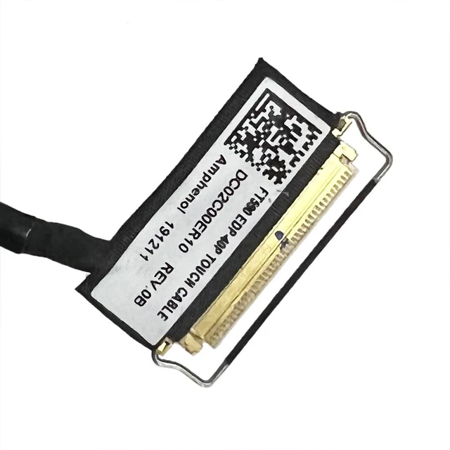 Alt view image 2 of 2 - IFIXAI 40PIN Touch EDP LCD Screen Video Display Flex Cable Replacement for Lenovo Thinkpad T590 FT590 P53S T15 P15s 20N4 20N5 20N6 20N7 20S6 20S7 20T4 20T5,01YT324 DC02C00ER10 DC02C00ER10