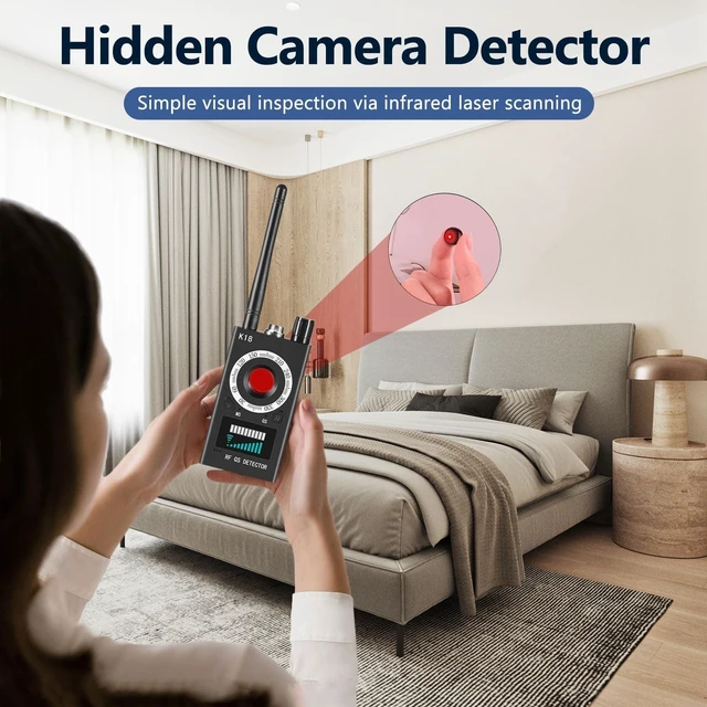 Alt view image 2 of 5 - JMDHKK Hidden Camera detectors,Bug detectors,Portable Signal Detector, Camera Finder for Listening Device Hidden Camera in Office or Hotel or Business Meeting or carGlay