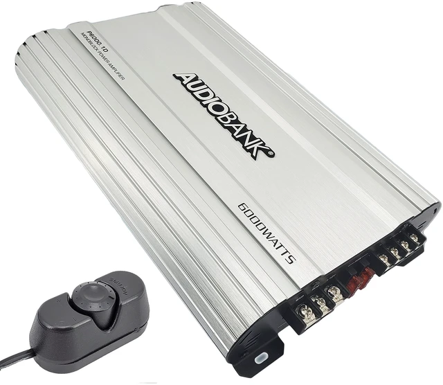 Main image of AUDIOBANK P6001-G2 Gen 2 Monoblock Car Audio Amplifier, 6000W, 1 Ohm Stable, MOSFET Power Supply, Variable Low Pass Crossover & Bass Boost, Remote Level Control