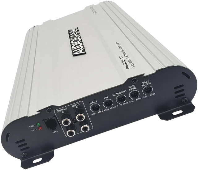Alt view image 4 of 5 - AUDIOBANK P6001-G2 Gen 2 Monoblock Car Audio Amplifier, 6000W, 1 Ohm Stable, MOSFET Power Supply, Variable Low Pass Crossover & Bass Boost, Remote Level Control