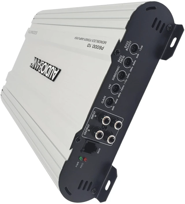 Alt view image 5 of 5 - AUDIOBANK P6001-G2 Gen 2 Monoblock Car Audio Amplifier, 6000W, 1 Ohm Stable, MOSFET Power Supply, Variable Low Pass Crossover & Bass Boost, Remote Level Control