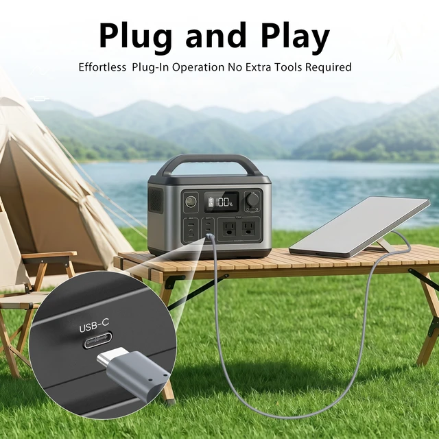 Alt view image 4 of 5 - USB C to DC Power Cable for Starlink Mini USB C Cable 16.5FT 18AWG Type C Power Cord Input 100W USB Type C to Barrel Cord 5521 Compatible with 100W+ PD Source Waterproof