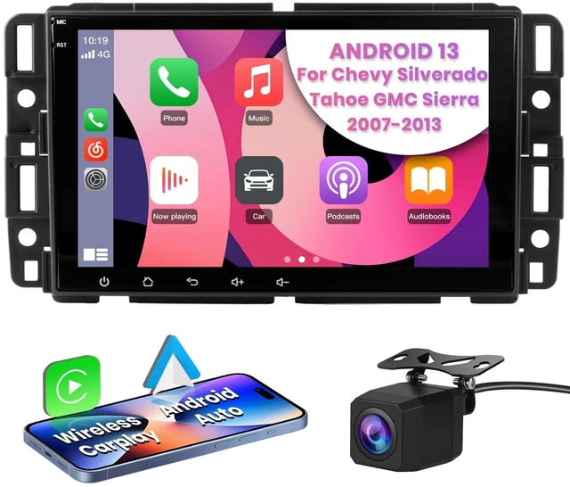 Main image of AWESAFE Car Stereo Radio for Chevy Silverado GMC Sierra 2007-2013, 8 inch