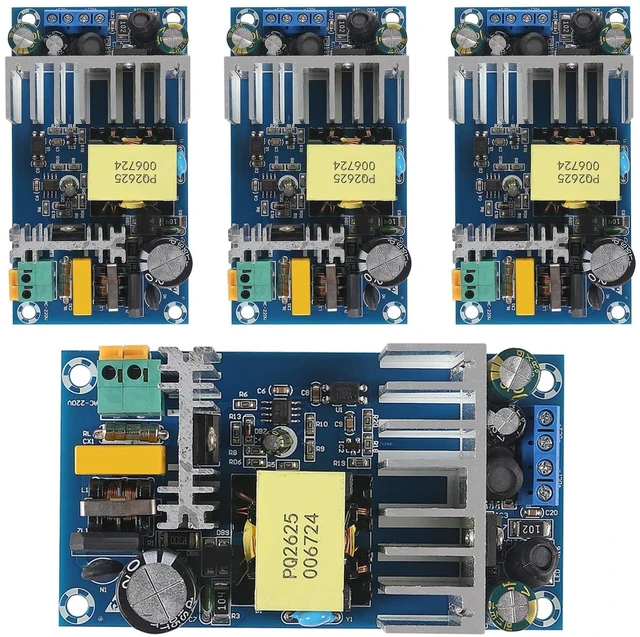 Main image of 4Pcs Isolated Power Supply Module 24V 4A/5V 1A AC to DC Dual Voltage Output Power AC 90V-256V 50-60Hz to 24V/5V 120W Industrial Dual Output Power Module
