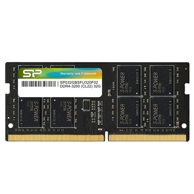 Main image of Silicon Power DDR4 32GB 3200MHz (PC4-25600) CL22 SODIMM 260-Pin 1.2V Laptop Non-ECC RAM Notebook Computer Memory
