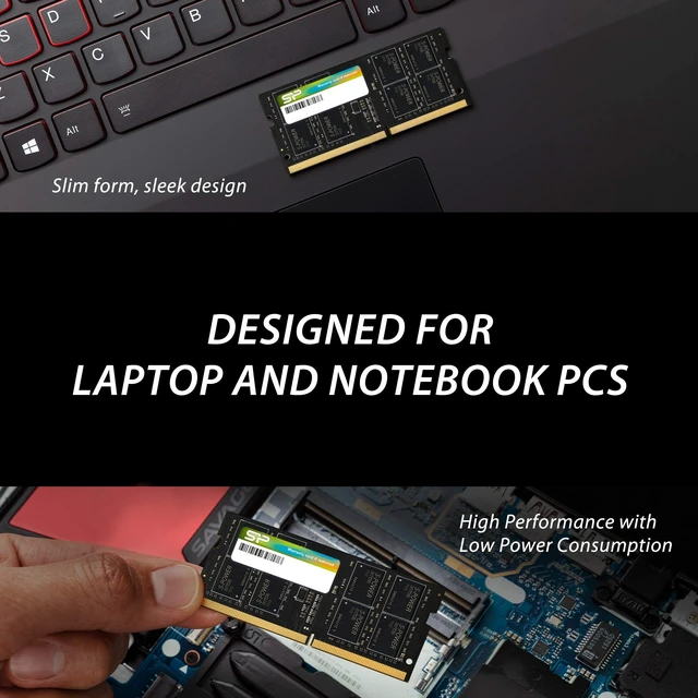 Alt view image 2 of 4 - Silicon Power DDR4 32GB 3200MHz (PC4-25600) CL22 SODIMM 260-Pin 1.2V Laptop Non-ECC RAM Notebook Computer Memory