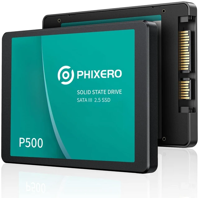 Alt view image 5 of 5 - PHIXERO SATA SSD 256GB 3D NAND SATA 2.5 inch Internal Solid State Drive for Laptop/Desktop PC/Mini PC - P500