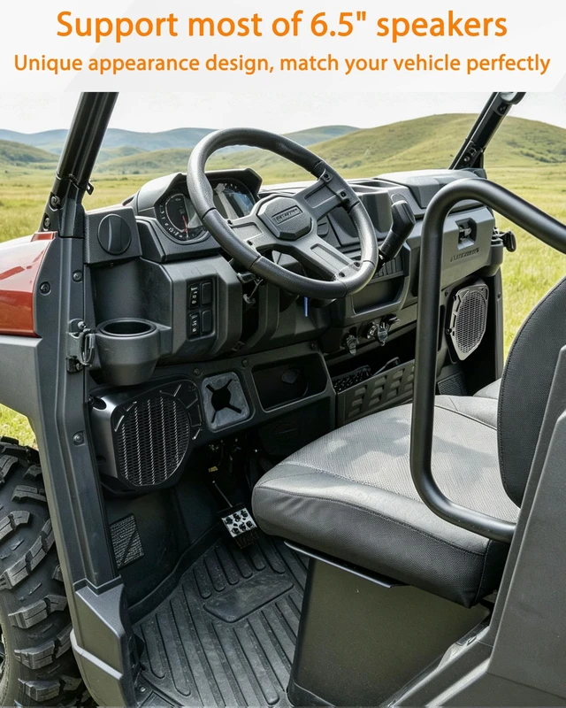 Alt view image 5 of 5 - SAUTVS Under Dash Speaker Pods for Ranger XP 1000/Ranger 1000 2025 2026