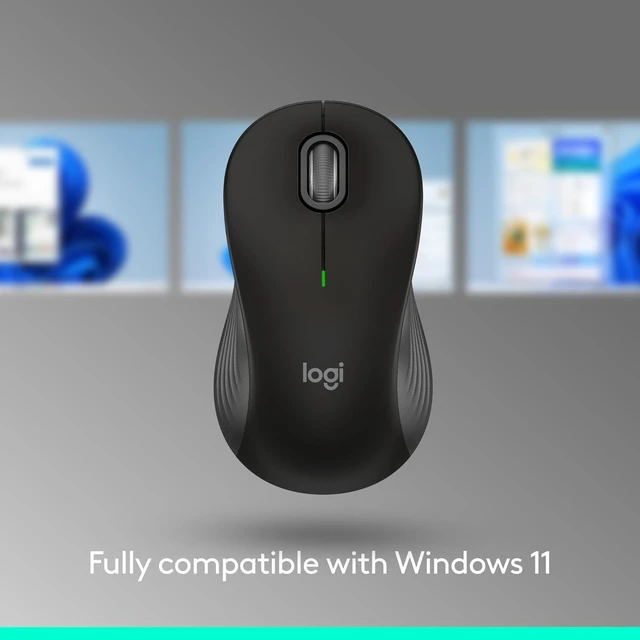 Alt view image 5 of 5 - Logitech Signature M550 L Full Size Wireless Mouse Large Sized - Black
