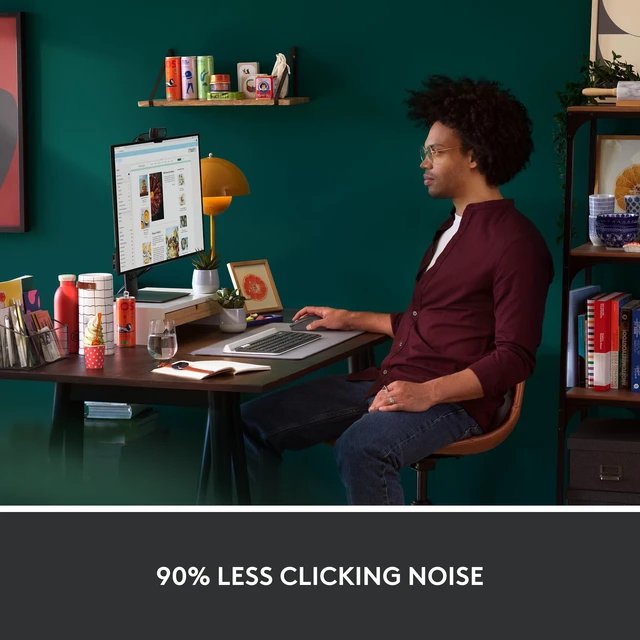 Alt view image 4 of 5 - Logitech Signature M550 L Full Size Wireless Mouse Large Sized - Black