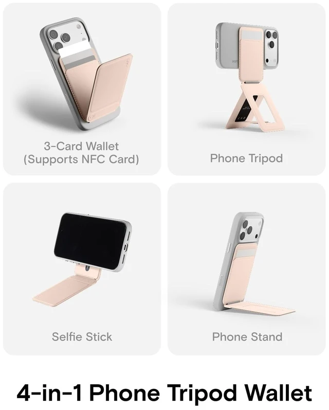 Alt view image 3 of 5 - MOFT Snap Phone Tripod Wallet AERA, NFC-Supported Card Holder, iPhone Stand
