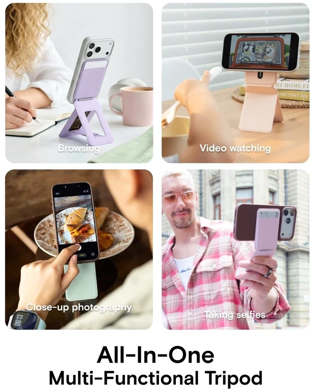 Alt view image 4 of 5 - MOFT Snap Phone Tripod Wallet AERA, NFC-Supported Card Holder, iPhone Stand