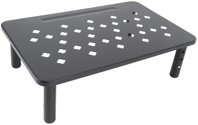 Main image of Monitor Stand Riser, 20kg Load Capacity Computer Monitor Stand Carbon Steel Adjustable Laptop Riser, Laptop Stand for Desk, Desk Monitor Stand for Computer, Laptop, Printer, TV