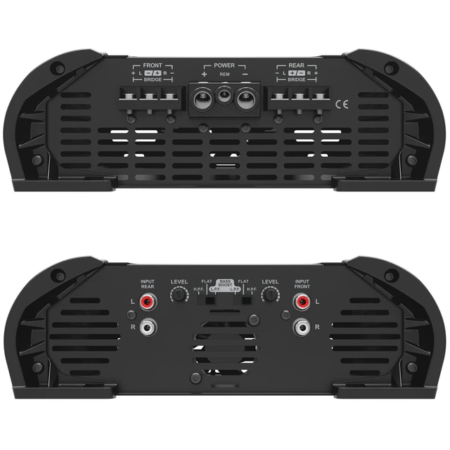 Alt view image 5 of 5 - Stetsom HL 2000.4 2 Ohms Multichannel Car Audio Amplifier HL2000.4 2K Watts RMS 4 Channel 2 Stable Full Range HD Sound Quality Car Stereo MD Crossover HPF LPF Bass Boost Front Rear Bridge Speakers