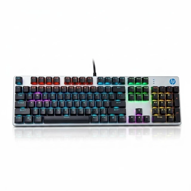 Main image of HP GK400F Wired Mechanical Gaming Keyboard, for Desktop & Laptop (Black)