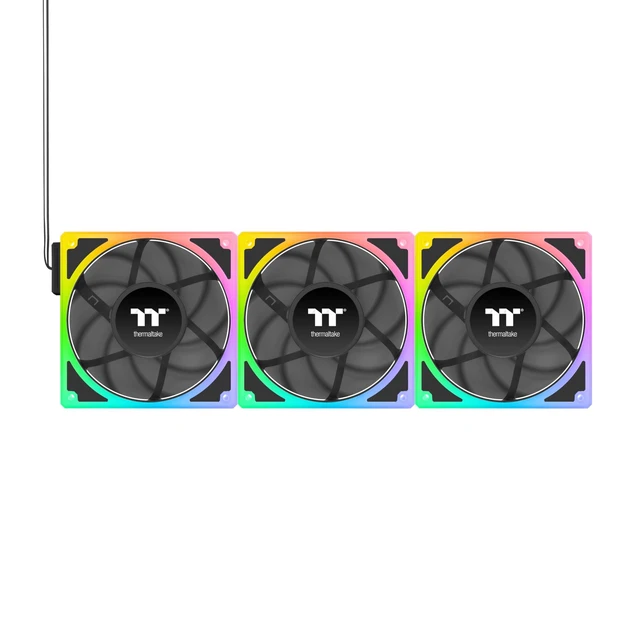 Alt view image 3 of 5 - Thermaltake MAGCurve 360 Ultra CPU Liquid Cooler; Intel/AMD Compatible; 3x120mm 500~2500rpm TOUGHFAN EX ARGB; MAGForce 2.0; 6.67" AMOLED 60Hz; Swappable Fan Blades; TT RGB Plus 3.0; CL