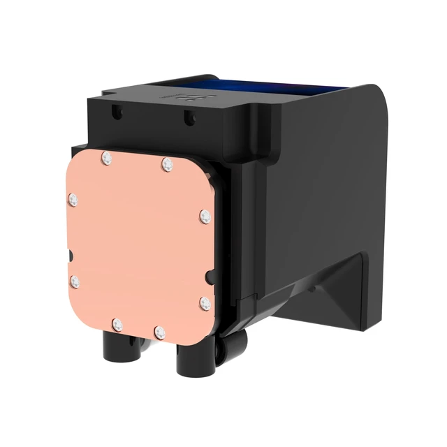 Alt view image 5 of 5 - Thermaltake MAGCurve 360 Ultra CPU Liquid Cooler; Intel/AMD Compatible; 3x120mm 500~2500rpm TOUGHFAN EX ARGB; MAGForce 2.0; 6.67" AMOLED 60Hz; Swappable Fan Blades; TT RGB Plus 3.0; CL
