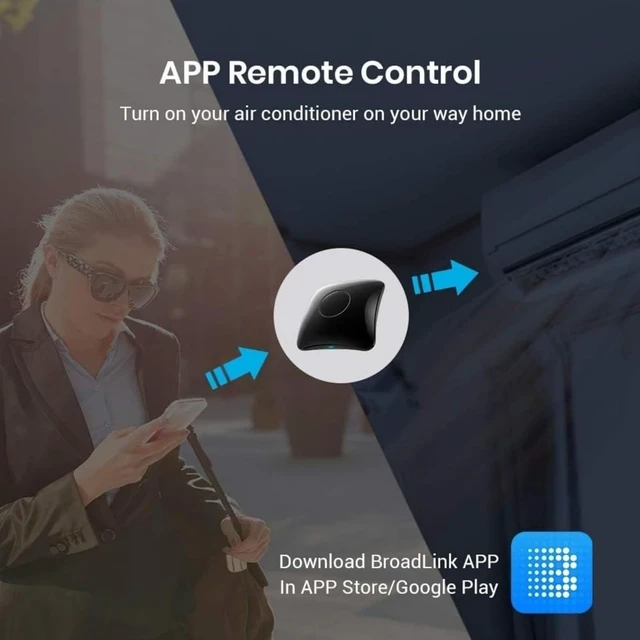 Alt view image 2 of 5 - BroadLink RM4 Pro IR/RF Universal Remote with HTS2 Cable, All-in-One Hub, Code-Learning Wi-Fi Remote Control for TV, Air Conditioner, Curtain Motor, Works with Alexa, Google Home. (2.4GHz Wi-Fi Only)