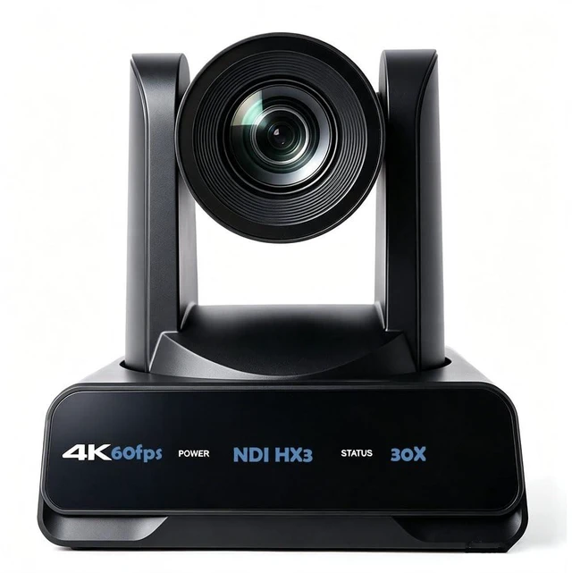 Main image of Meeasier 4K 60fps NDI PTZ Camera 30X Optical Zoom, AI Tracking, Supports Full NDI 4K60fps Output,3G-SDI HDMI USB IP PoE LAN, Ideal for Church Worship,Conference, Education Online Live Streaming