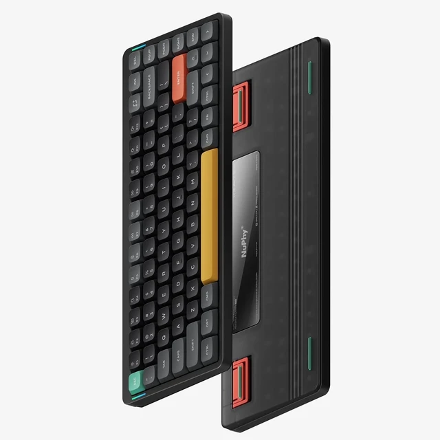 Alt view image 2 of 5 - NuPhy Air75 V2 Portable 75% low profile Mechanical Keyboard,Wireless Keyboard,Supports Bluetooth/2.4G/USB-C RGB Bluetooth Keyboards,Compatible with Windows/Mac OS/Linux Systems-Gateron Cowberry