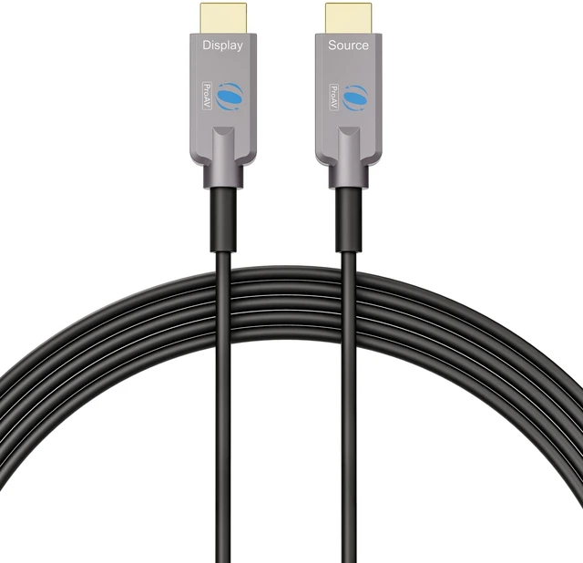 Main image of OREI 8K HDMI 2.1 Armored AOC Cable 100ft, 48Gbps, 8K@60Hz, HDR, eARC