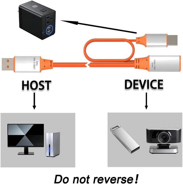 Alt view image 5 of 5 - OkyLink Active USB 3.2 Gen 2 Extension Cable 10Gbps 10Gbps, 15ft