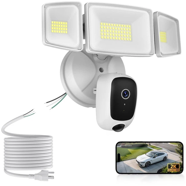 Main image of Onforu 2K Floodlight Camera Plug&Hardwired, Smart Security Camera Outdoor