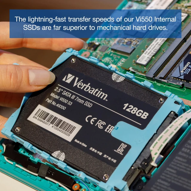 Alt view image 3 of 5 - Verbatim Vi550 SATA III SSD Internal Hard Drive 512GB, 2.5 Inches