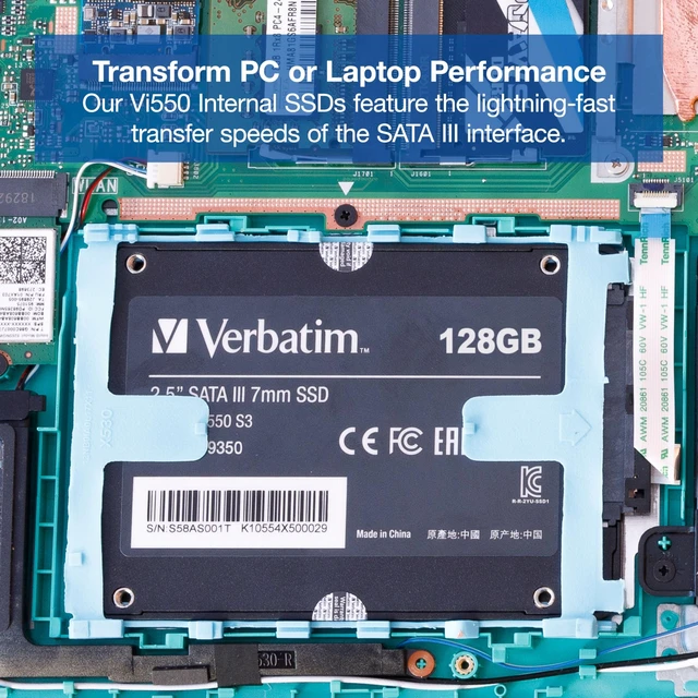 Alt view image 4 of 5 - Verbatim Vi550 SATA III SSD Internal Hard Drive 512GB, 2.5 Inches